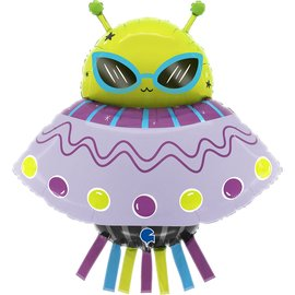 Grabo Foil Balloon Funky Alien 29