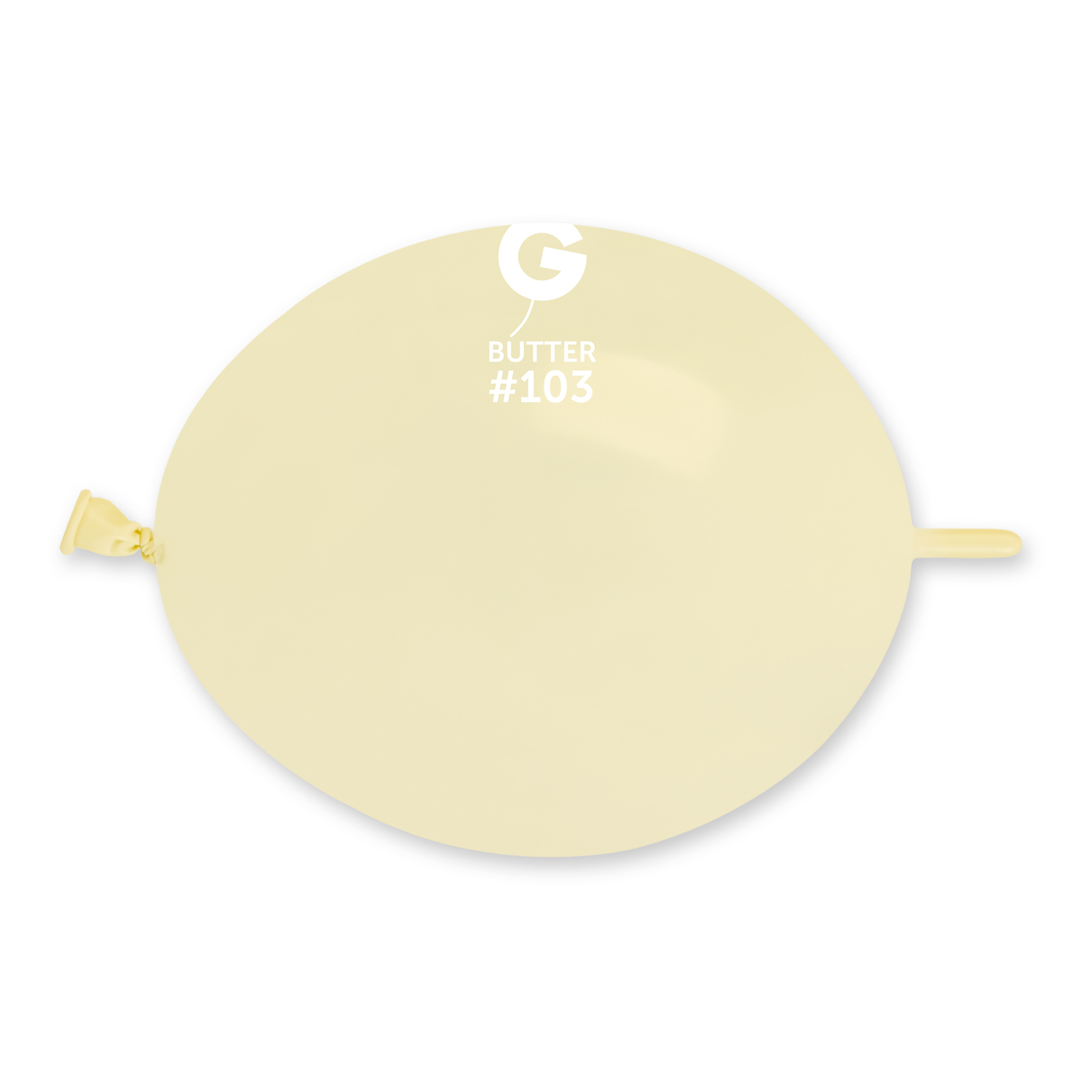 Gemar 100 Pack Latex Balloons Glink Butter 6