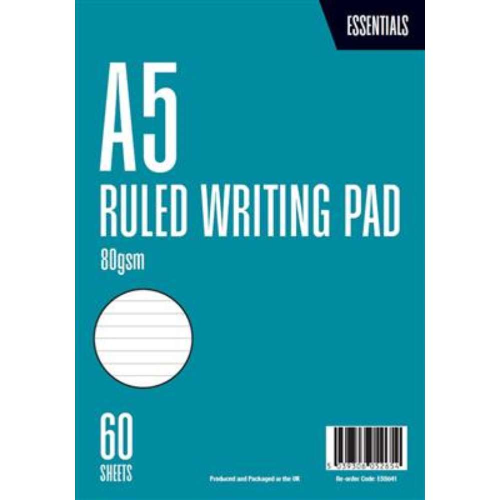 Colman Group Writing Pad Ruled 60 Sheets A5 80gsm