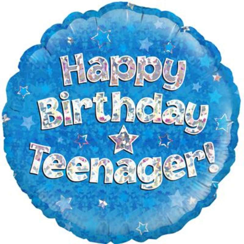 Oaktree Teenager Blue 18" Foil Balloon