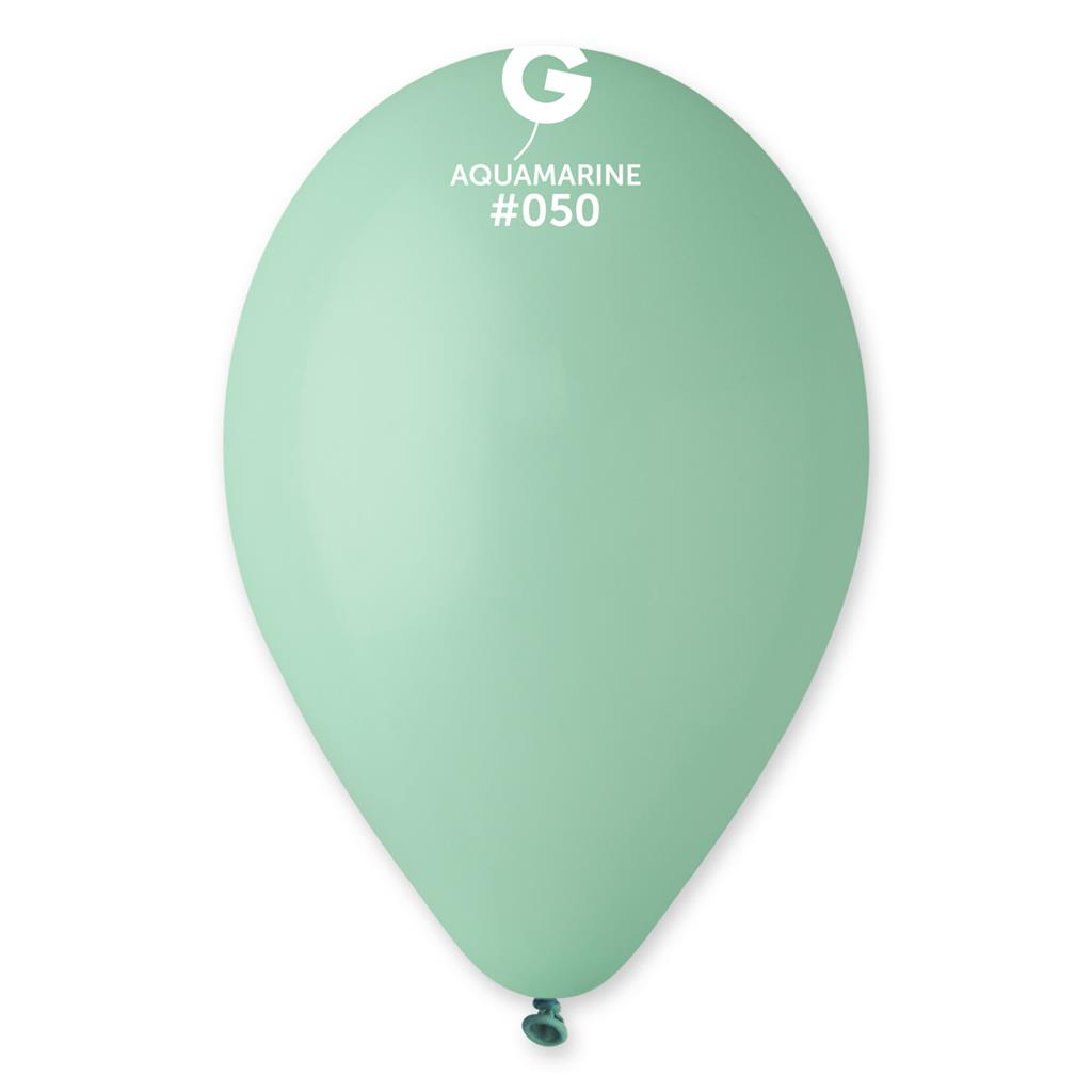 Gemar Standard Aquamarine 13" Latex Balloons 50pk