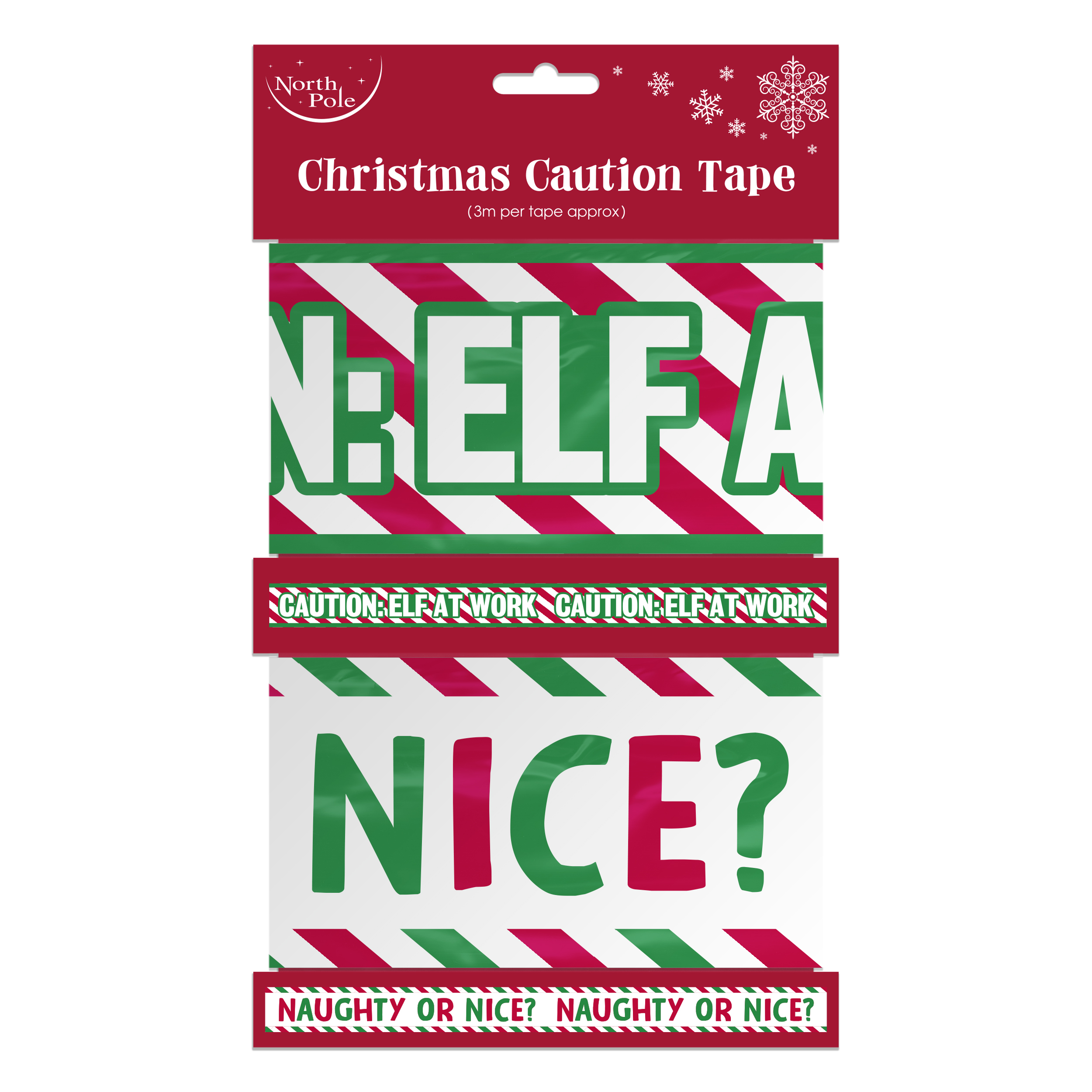 Eurowrap 2 Pack Elf Caution Tape 3m