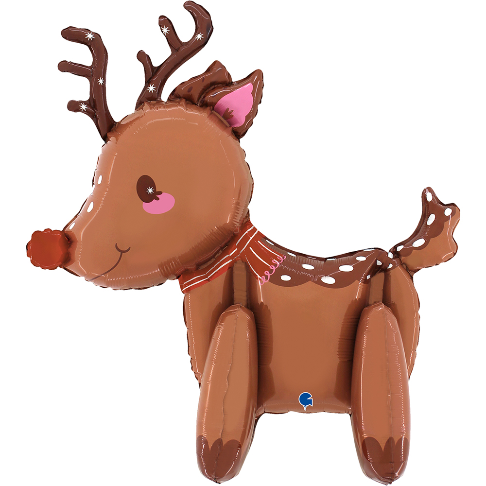 Grabo Foil Balloon Standups Tiny Reindeer 26
