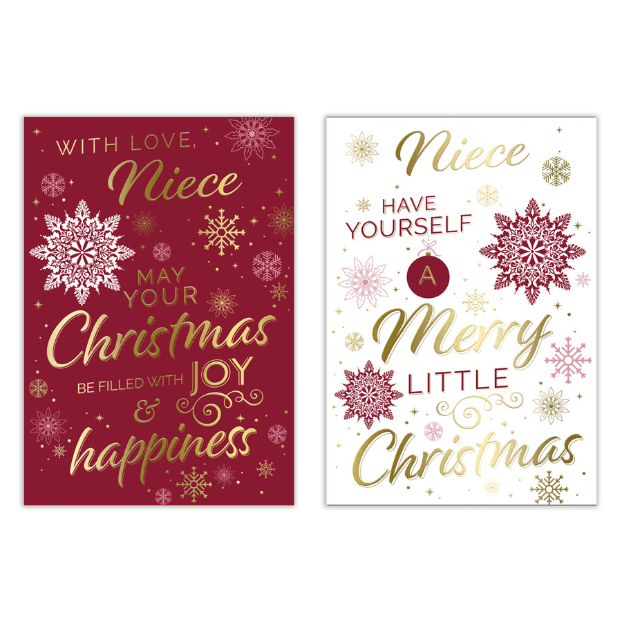 Poppyhill 12 Pack Cards C50 Christmas Niece