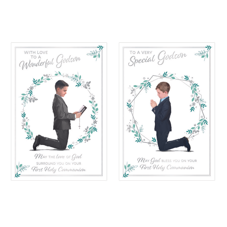Poppyhill 12 Pack Cards C50 Communion Godson