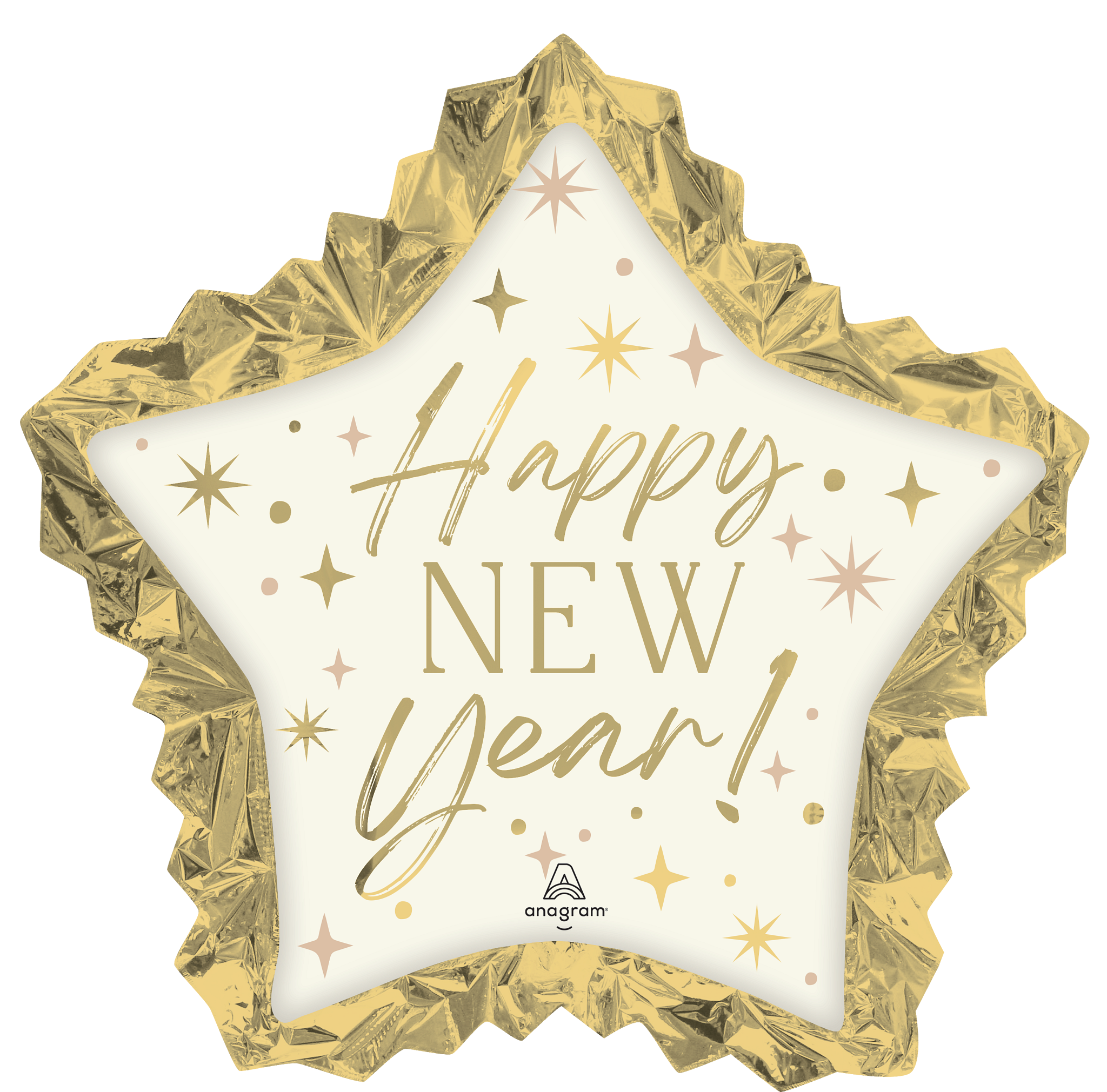 Anagram Golden Soiree New Year 34" Foil Balloon