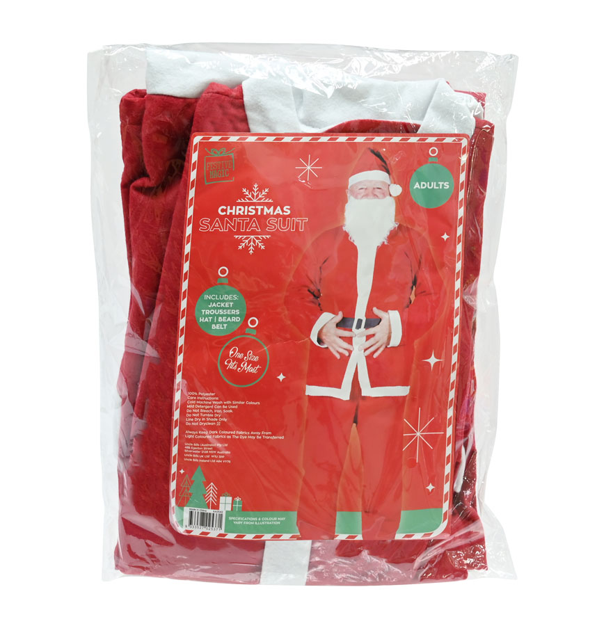 Uncle Bills Santa Suit Adult