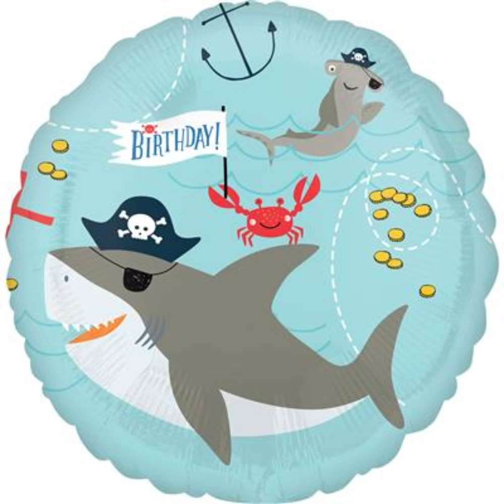 Anagram Ahoy Pirate 18" Foil Balloon