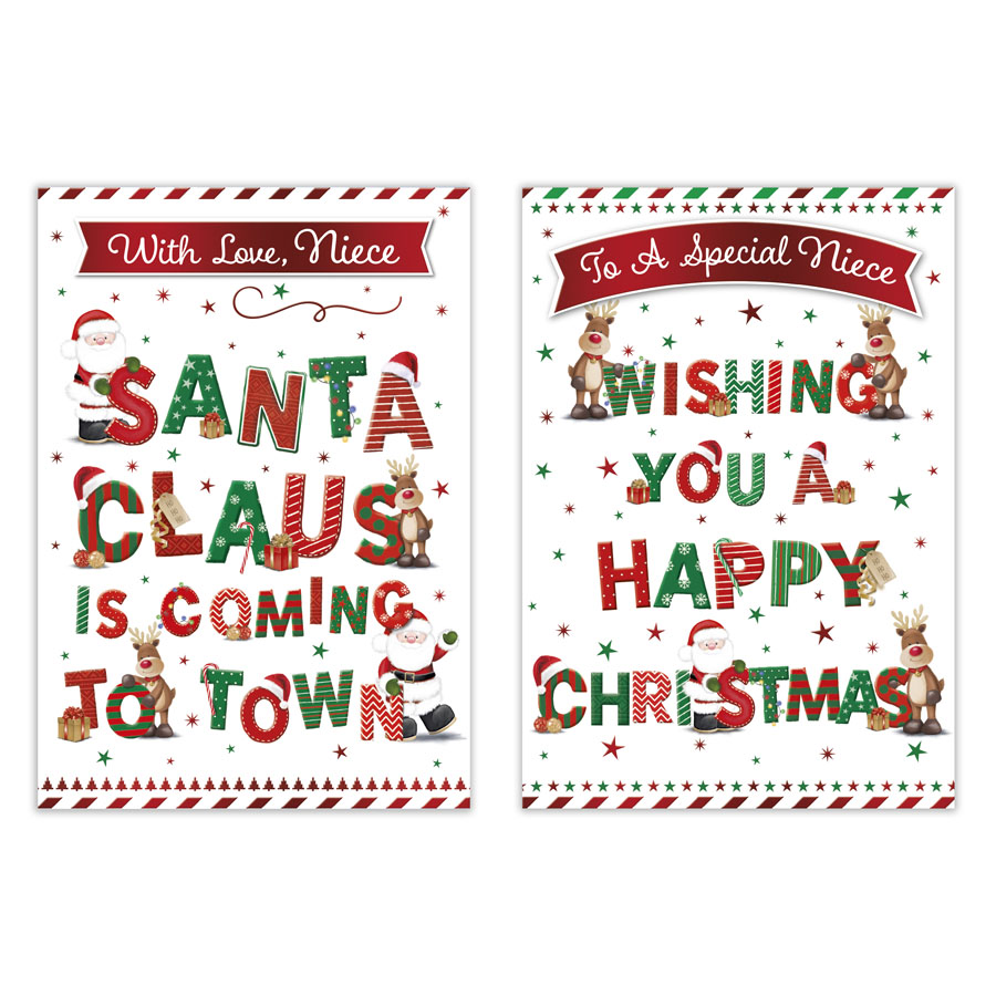 Poppyhill 12 Pack Cards C50 Christmas Niece