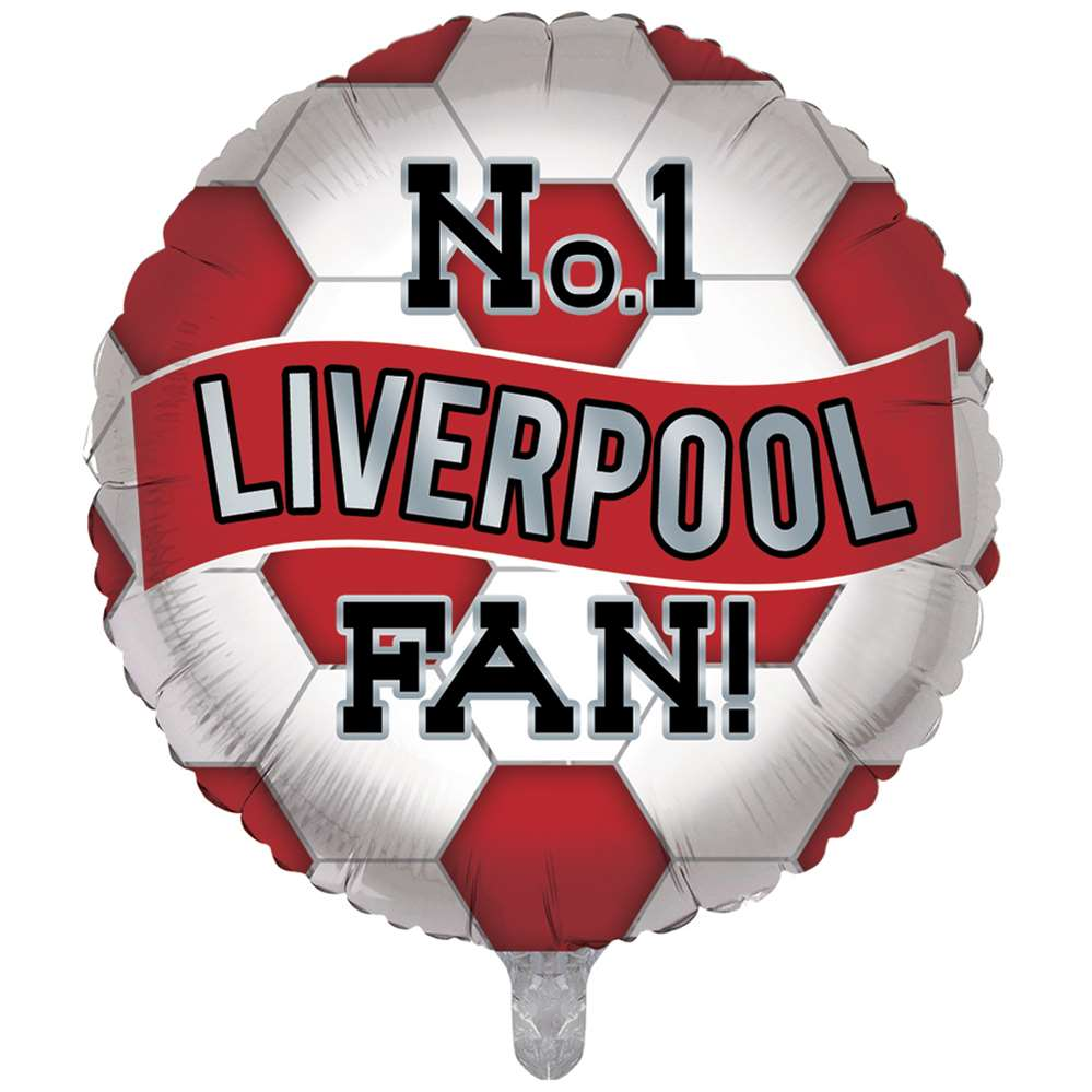 Football No.1 Liverpool Fan 18" Foil Balloon