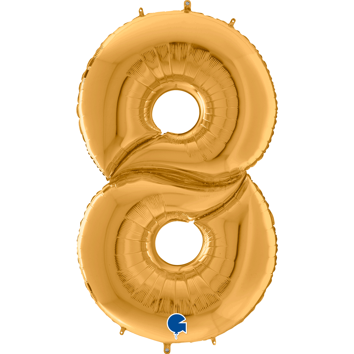 Grabo Foil Balloon Gold 64" Number 8