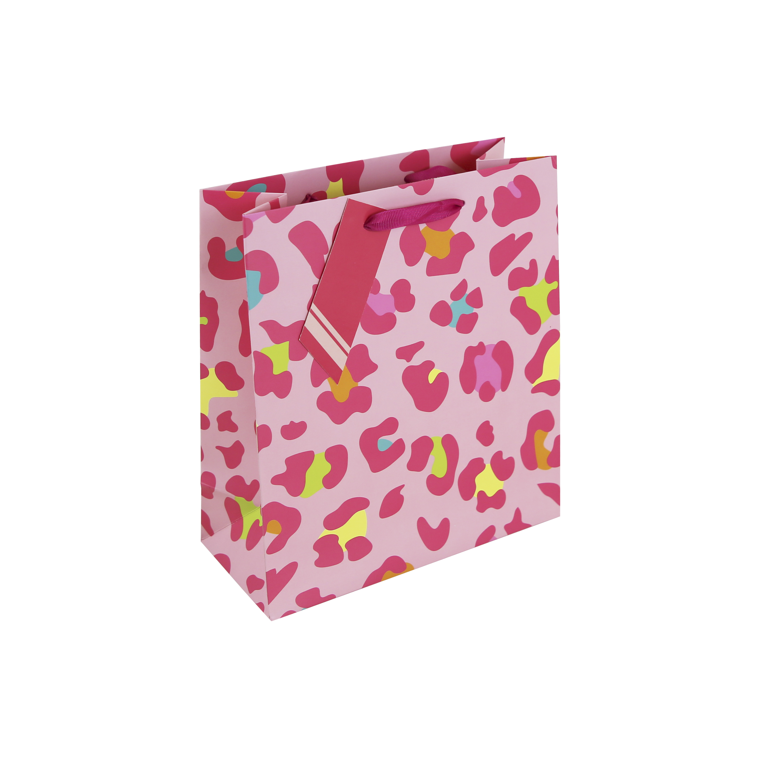 Leopard Print Medium Gift Bag 6pk