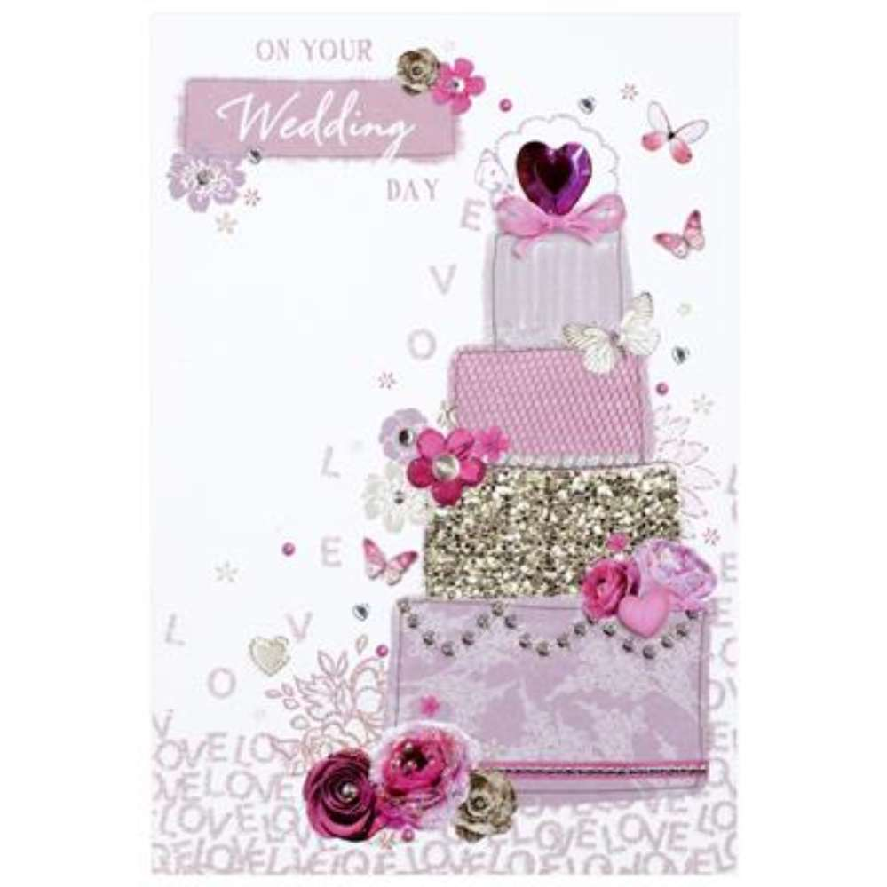 Set of six Simon Elvin wedding cards featuring elegant designs for everyday wedding occasion.