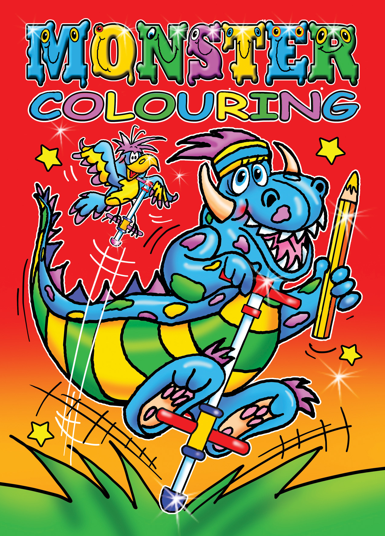 Monster Colouring Book A4 6pk