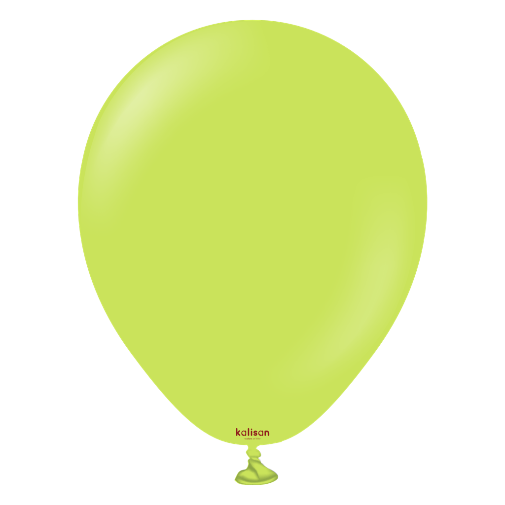 Kalisan Standard Lime Green 5" Latex 100pk