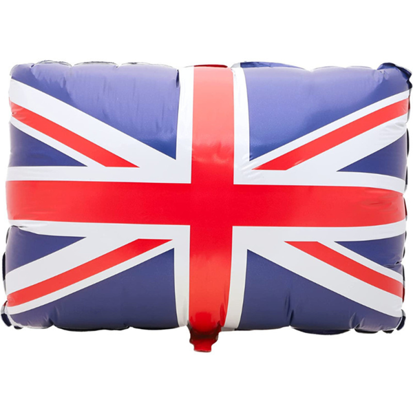 22" Union Jack Rectangle Shape Foil Balloon