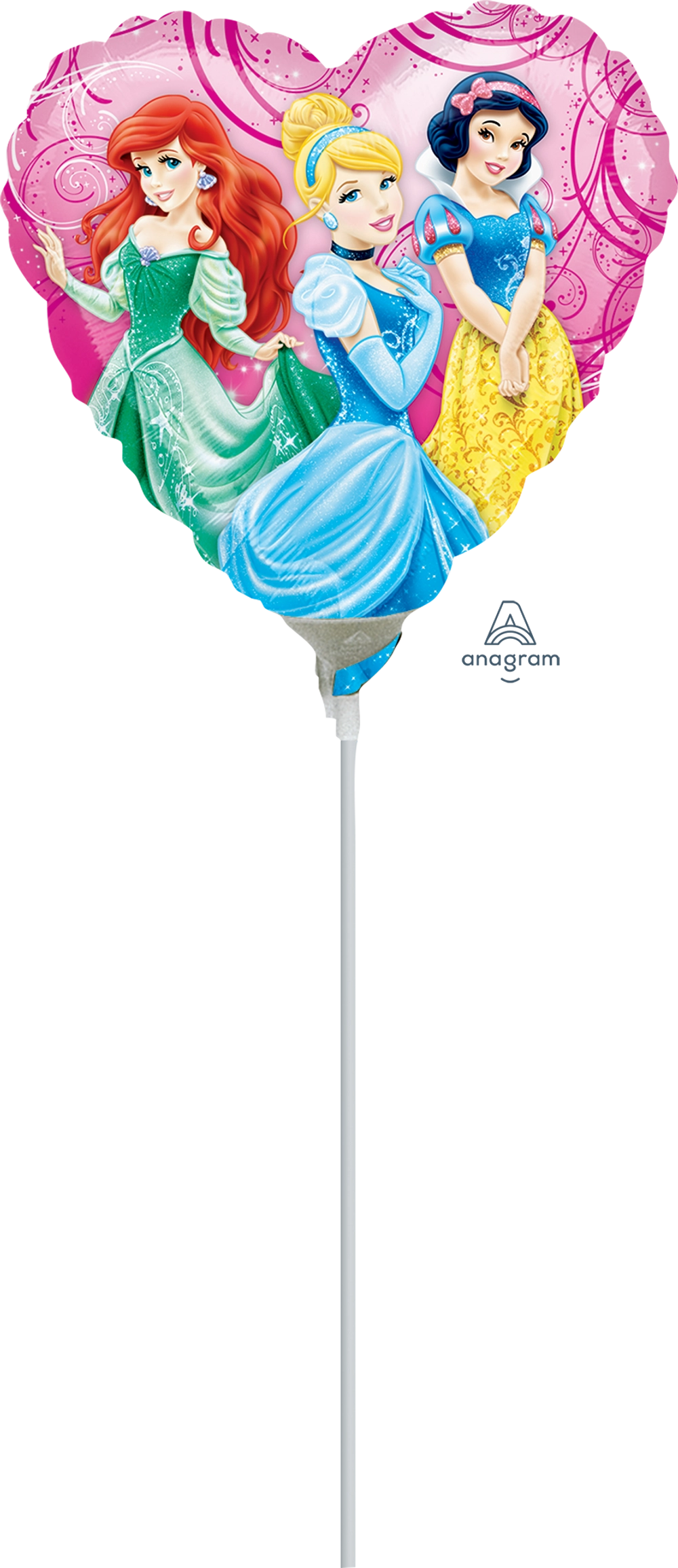Anagram Princess Garden 9" Air Fill Foil Balloon