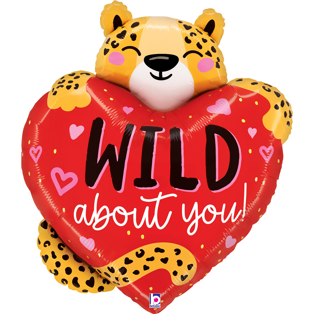 Grabo Foil Balloon Wild About You Cheetah 29"