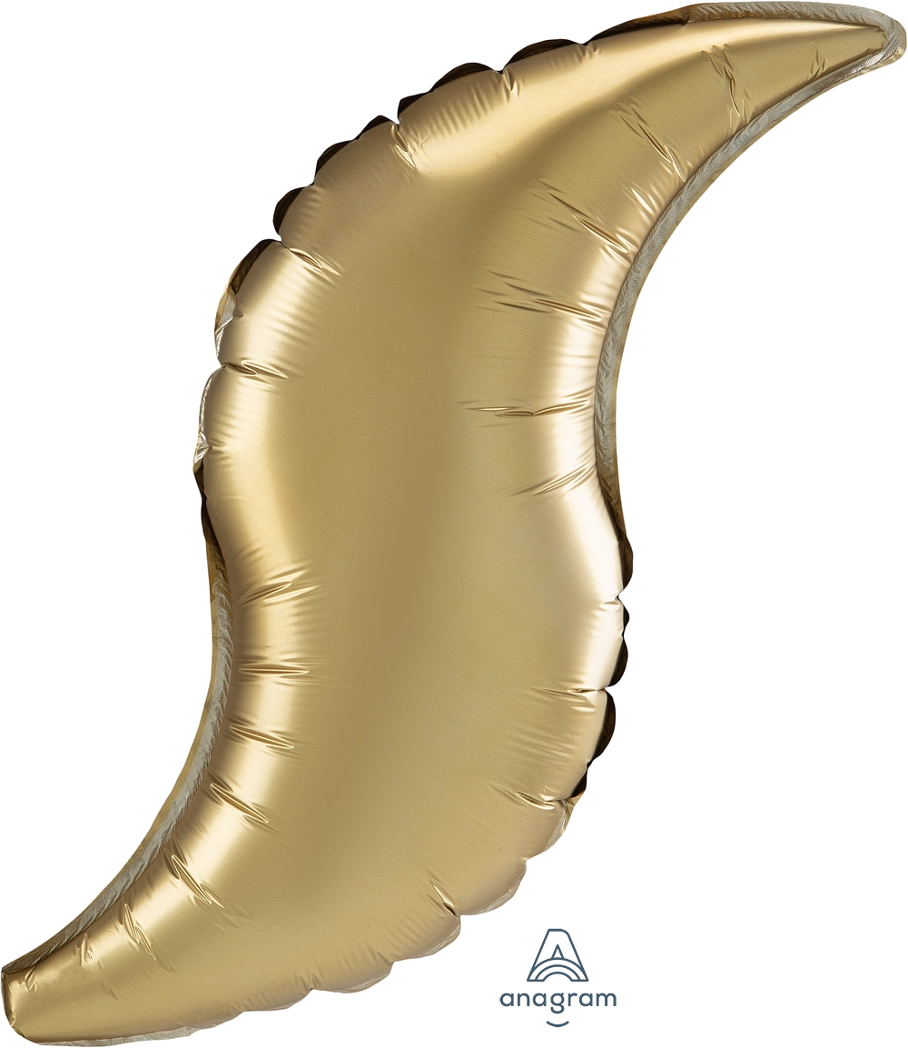 Anagram Satin Luxe Gold 28" Curve Foil Balloon