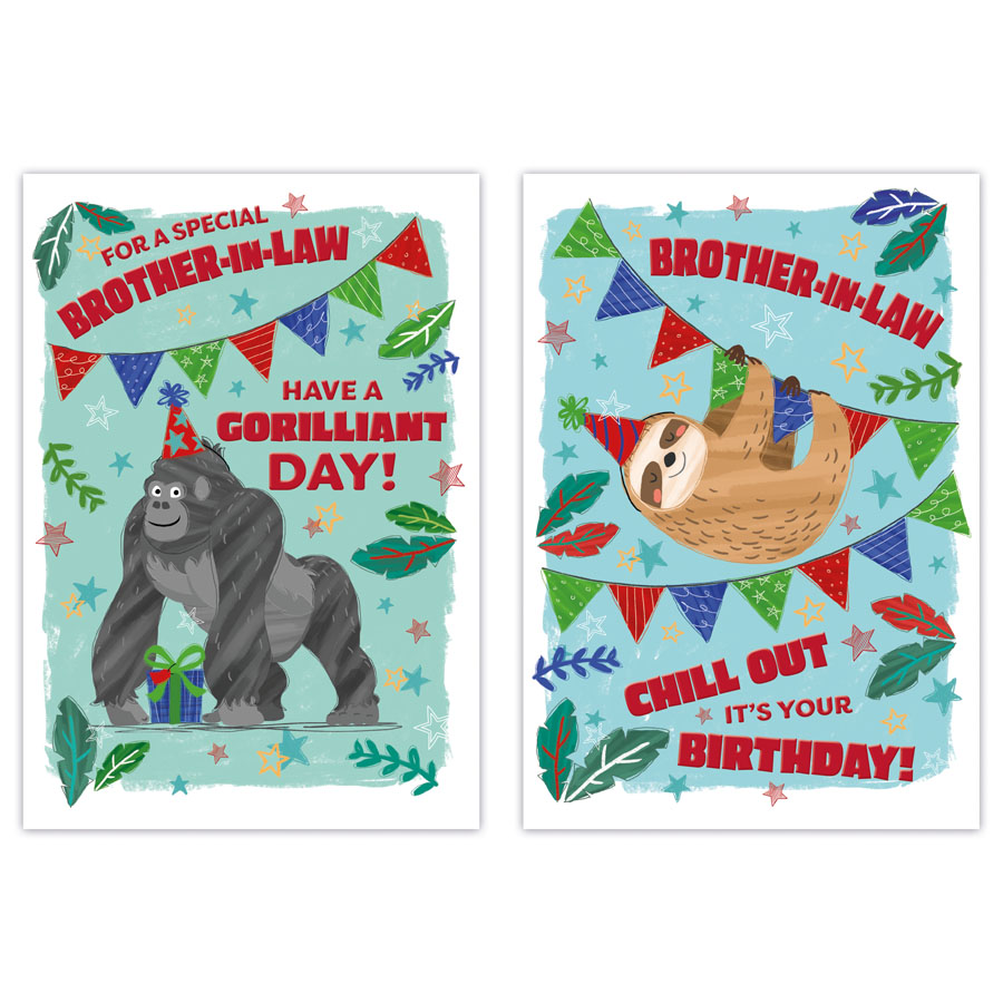 Poppyhill C50 Birthday Brother-In-Law 12pk