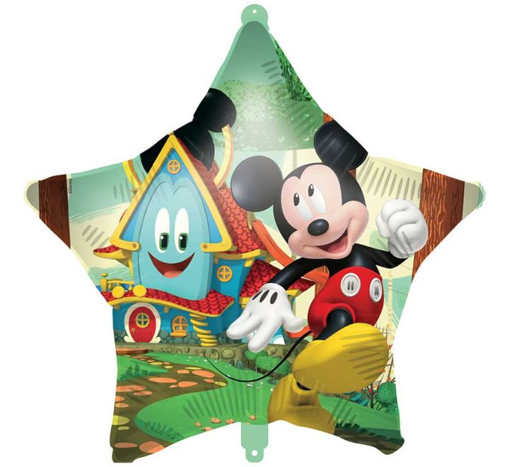 Procos Foil Balloon Mickey Mouse Star 18"