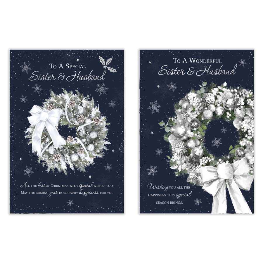 Poppyhill C50 Christmas Sister & Husband 12pk
