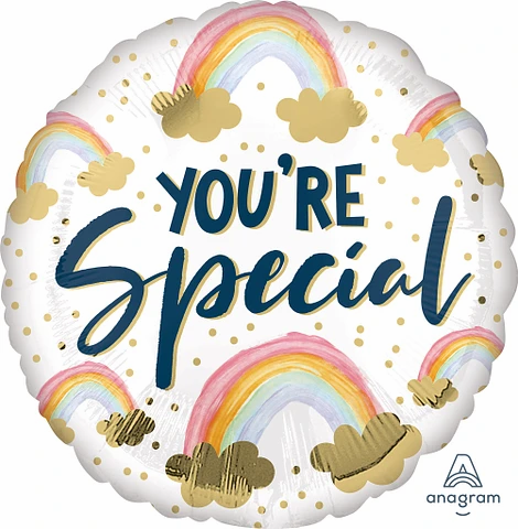 Anagram You're Special Rainbows 18" Foil Balloon
