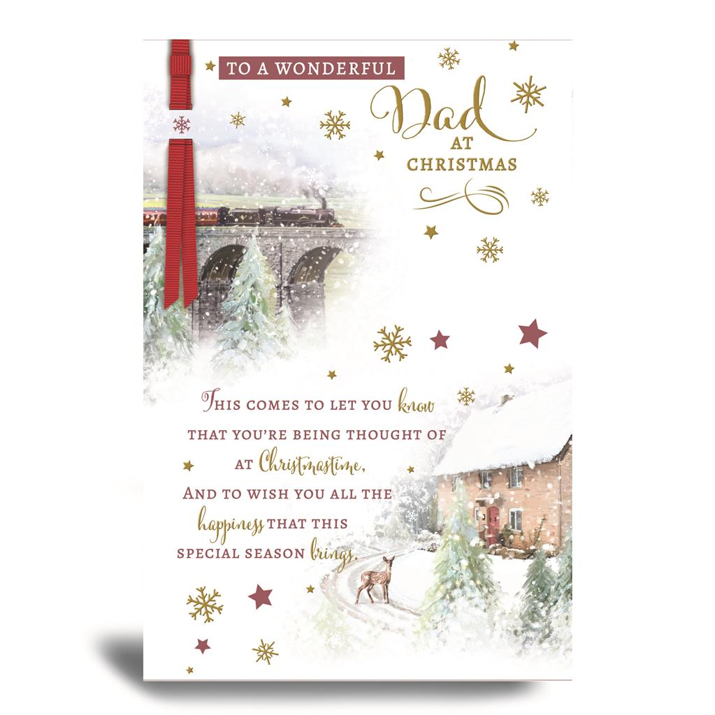 Prelude 6 Pack Cards C75 Christmas Dad Train