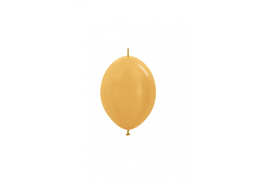 Sempertex 50 Pack Link-O-Loon Fashion Gold 6