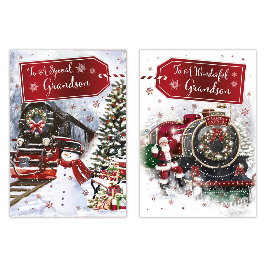 Poppyhill 12 Pack Cards C50 Christmas Grandson