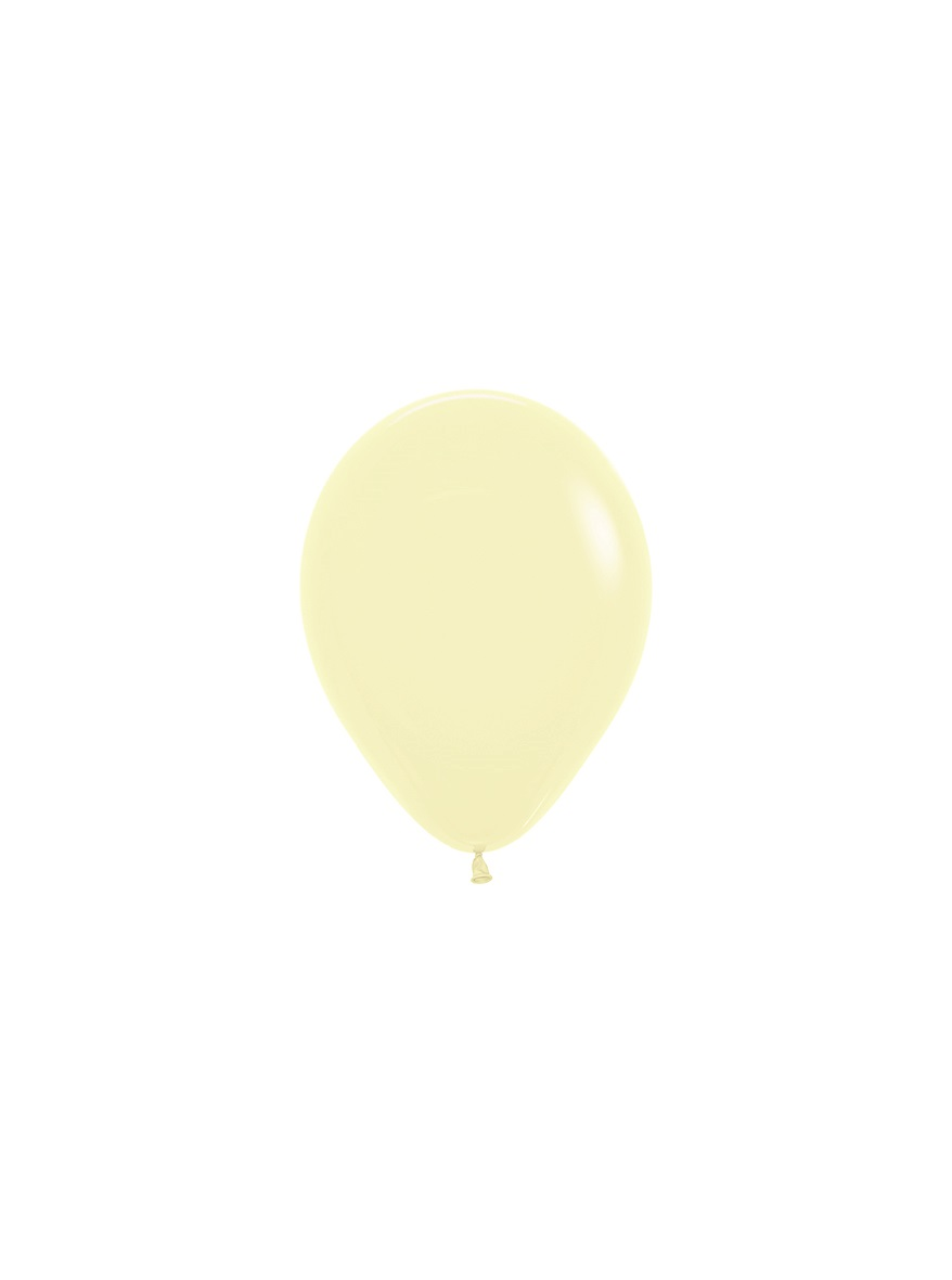 Sempertex Pastel Yellow 5" Latex Balloons 50pk
