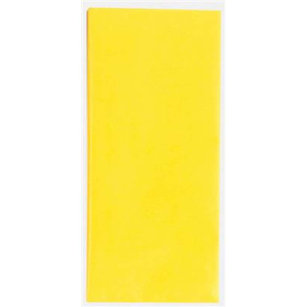Yellow crepe paper from County Stationery, 1.5 meters long and 50cm wide, suitable for tissue, shred, and craft projects.
