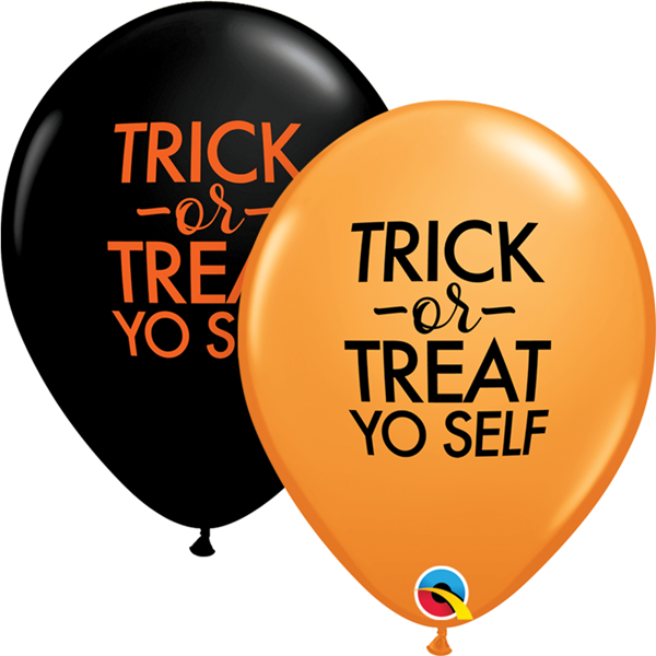 Qualatex Trick or Treat 11" Latex Balloons 25pk