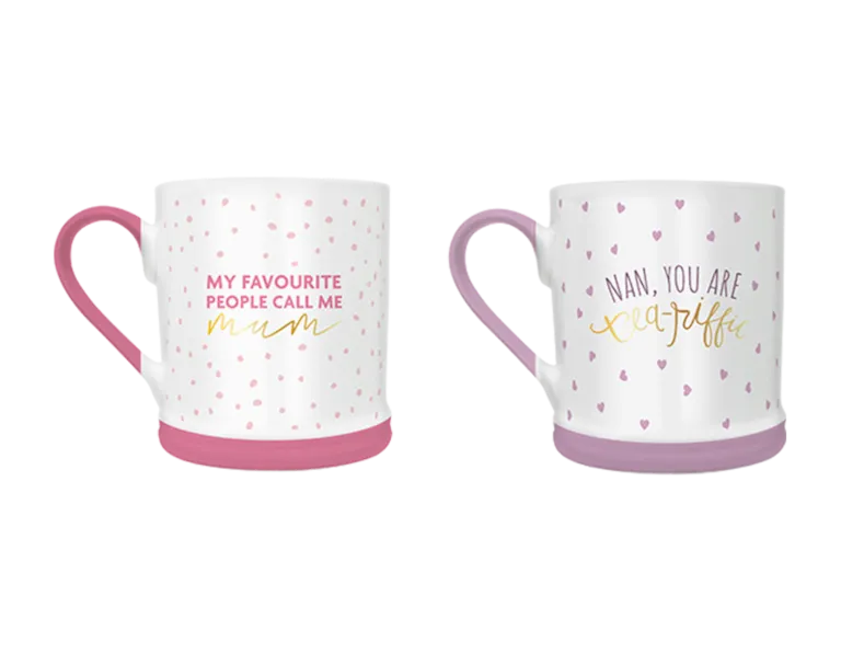 Mother's Day Mum & Nan Tankard 2pk