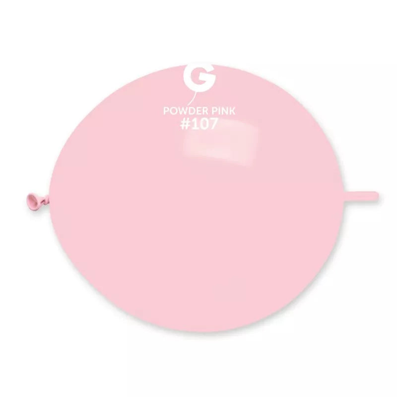 Pink Gemar 13-inch latex decorator balloons in a pack of 50, suitable for colorful party decorations and celebrations.