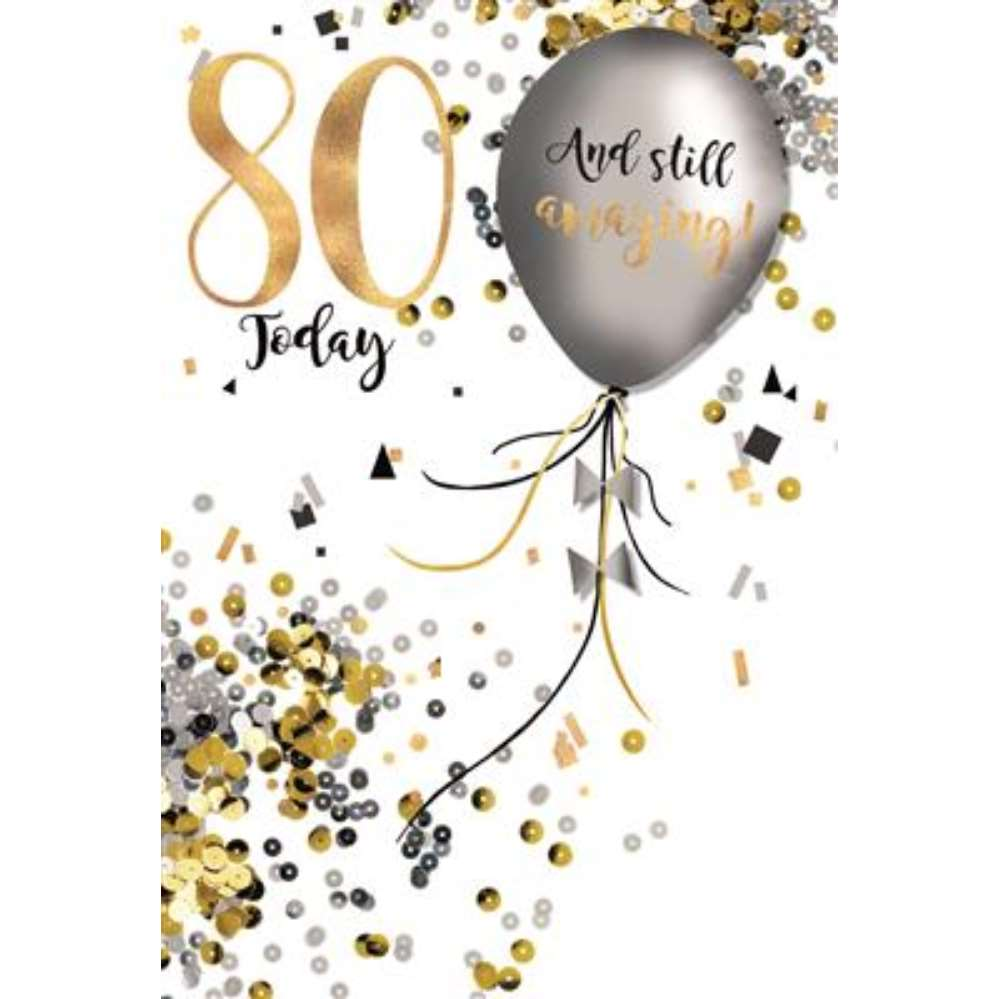 Simon Elvin C50 Birthday Age 80 6pk