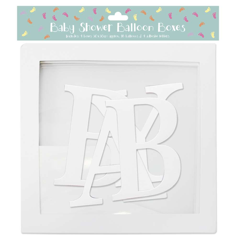 Baby Clear Box Letter Cubes