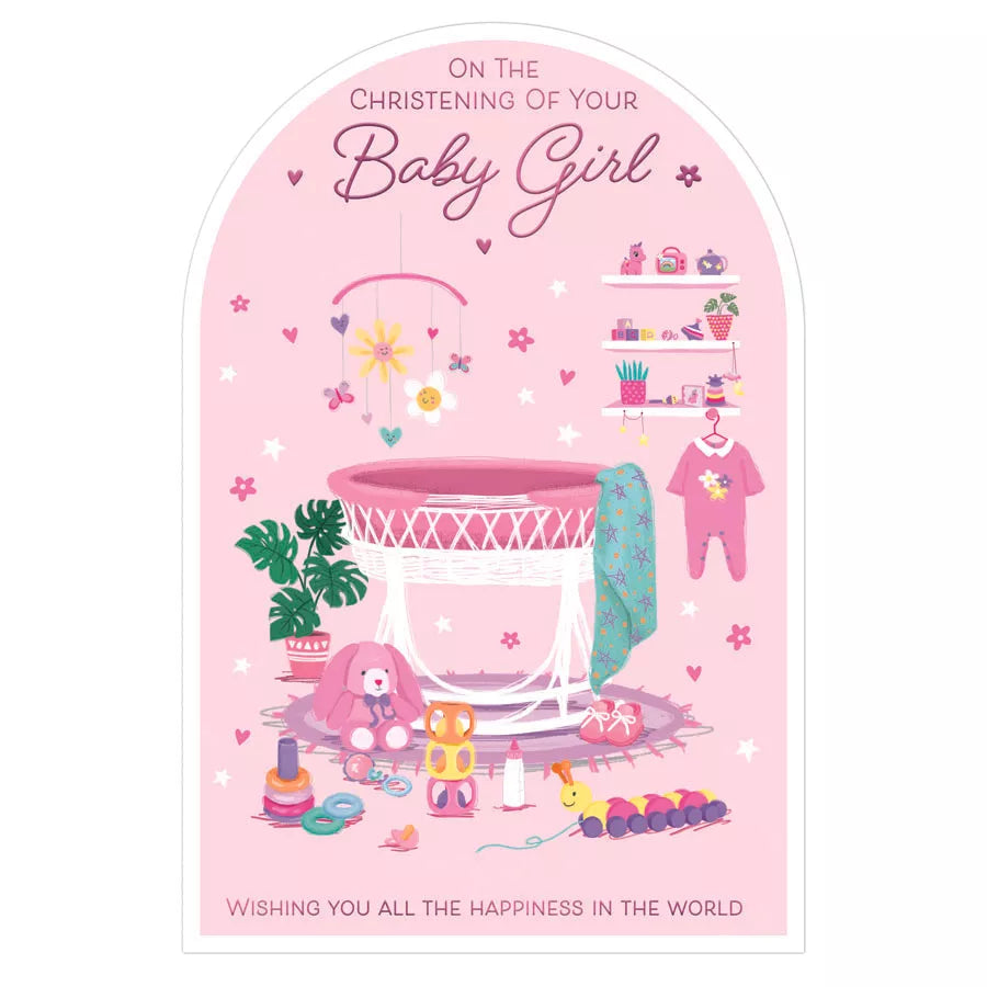 Prelude 6 Pack Cards C75 Christening Open featuring elegant design and high-quality cardstock for special occasion greeting cards.