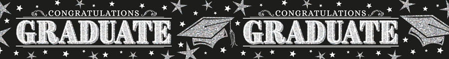 Tiger Feet 6 Pack Banner Graduation Open 2.6M