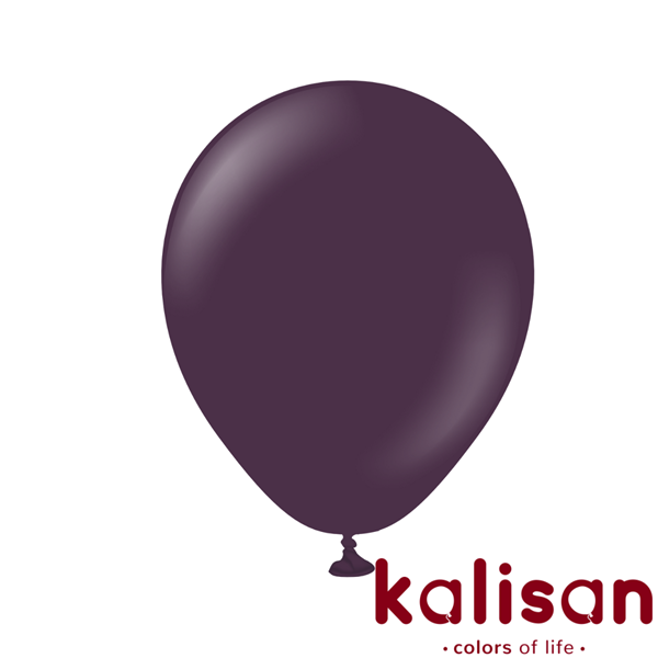 Kalisan Standard Plum 18" Latex Balloons 25pk