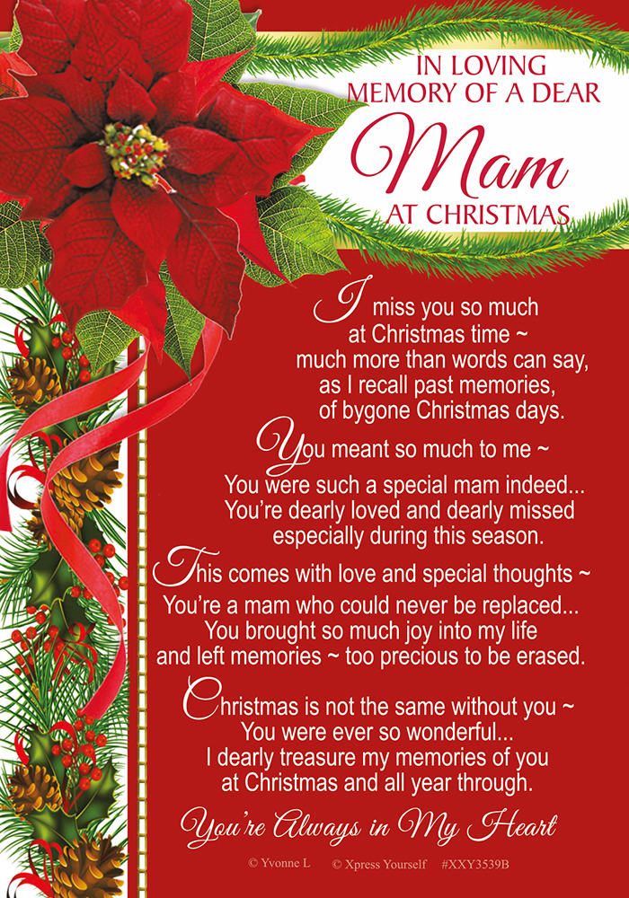 Xpress Yourself Memorial Christmas Mam 6pk