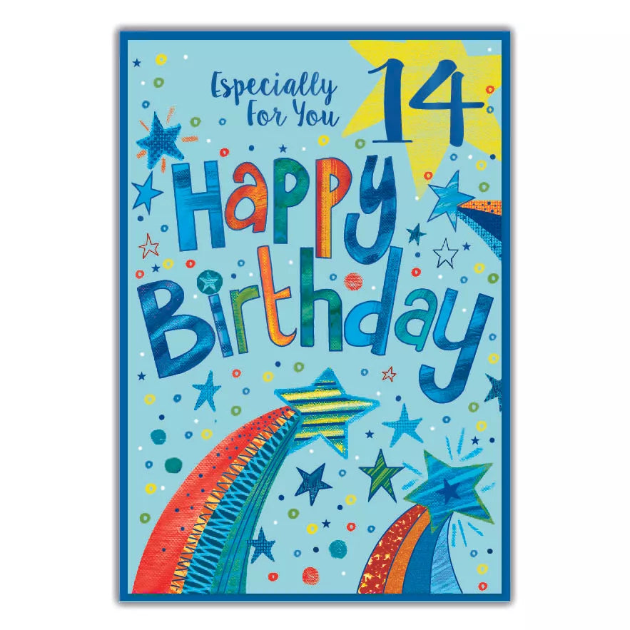 Simon Elvin C50 Birthday Age 14 6pk
