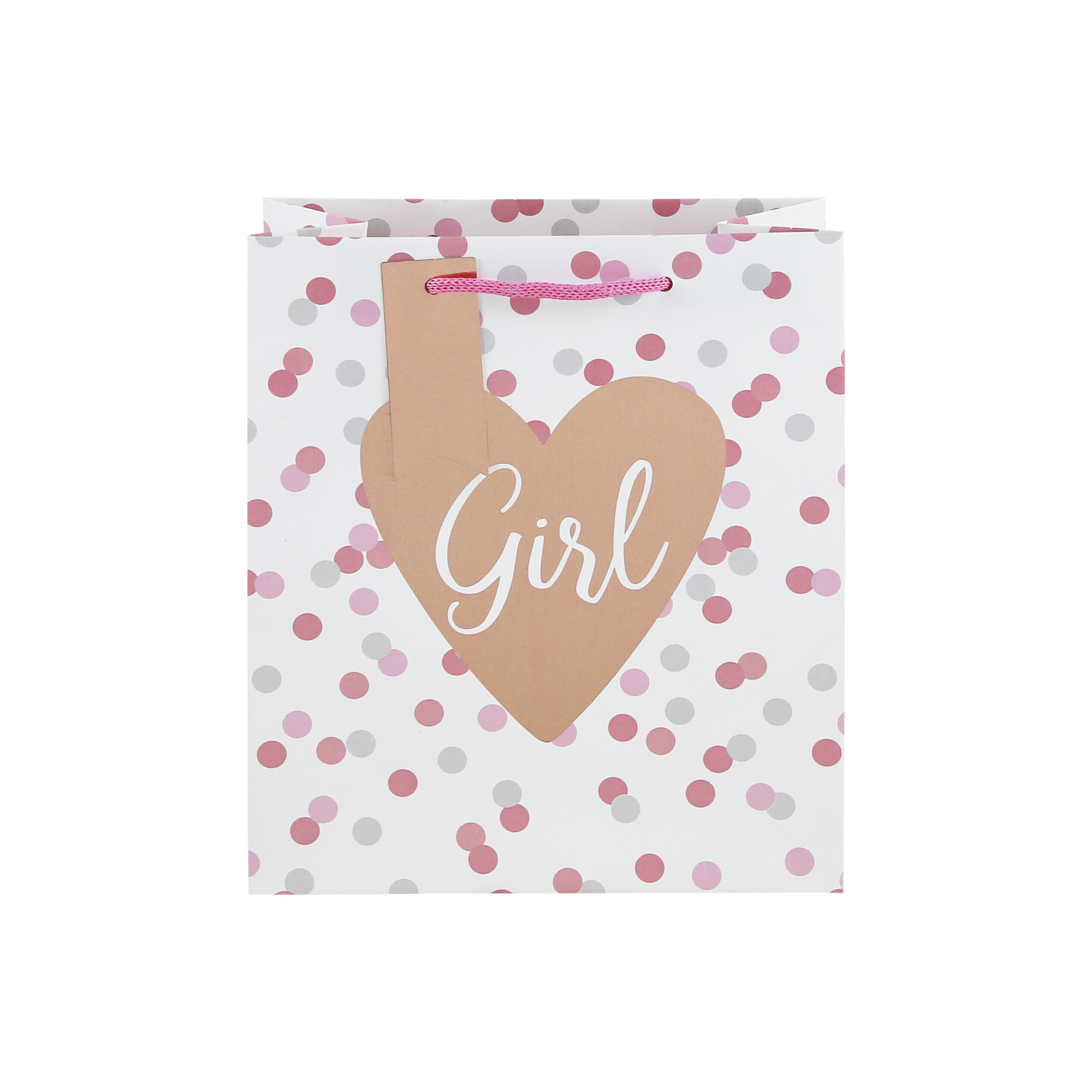 It's A Girl Medium Gift Bag 6pk