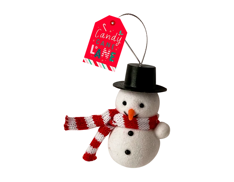 Gem Imports Decoration Snowman Glittered