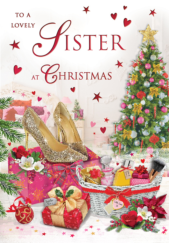 Regal 6 Pack C75 Cards Christmas Sister