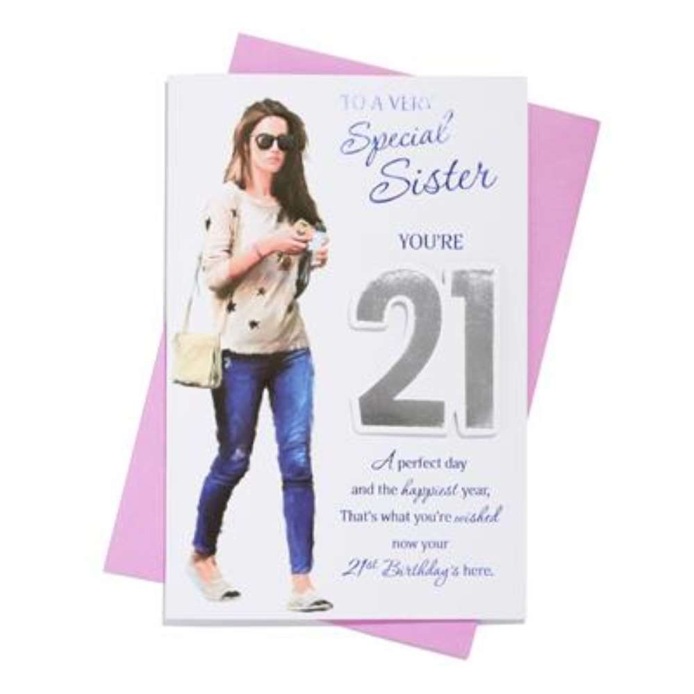 Prelude C75 Birthday Age 21 Sister 6pk