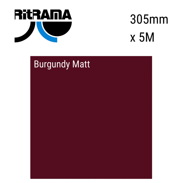 Ritrama Vinyl M Grade Matt Burgundy 305mm x 5m
