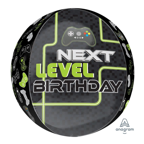 Anagram Level Up Gaming 15" Orbz Balloon