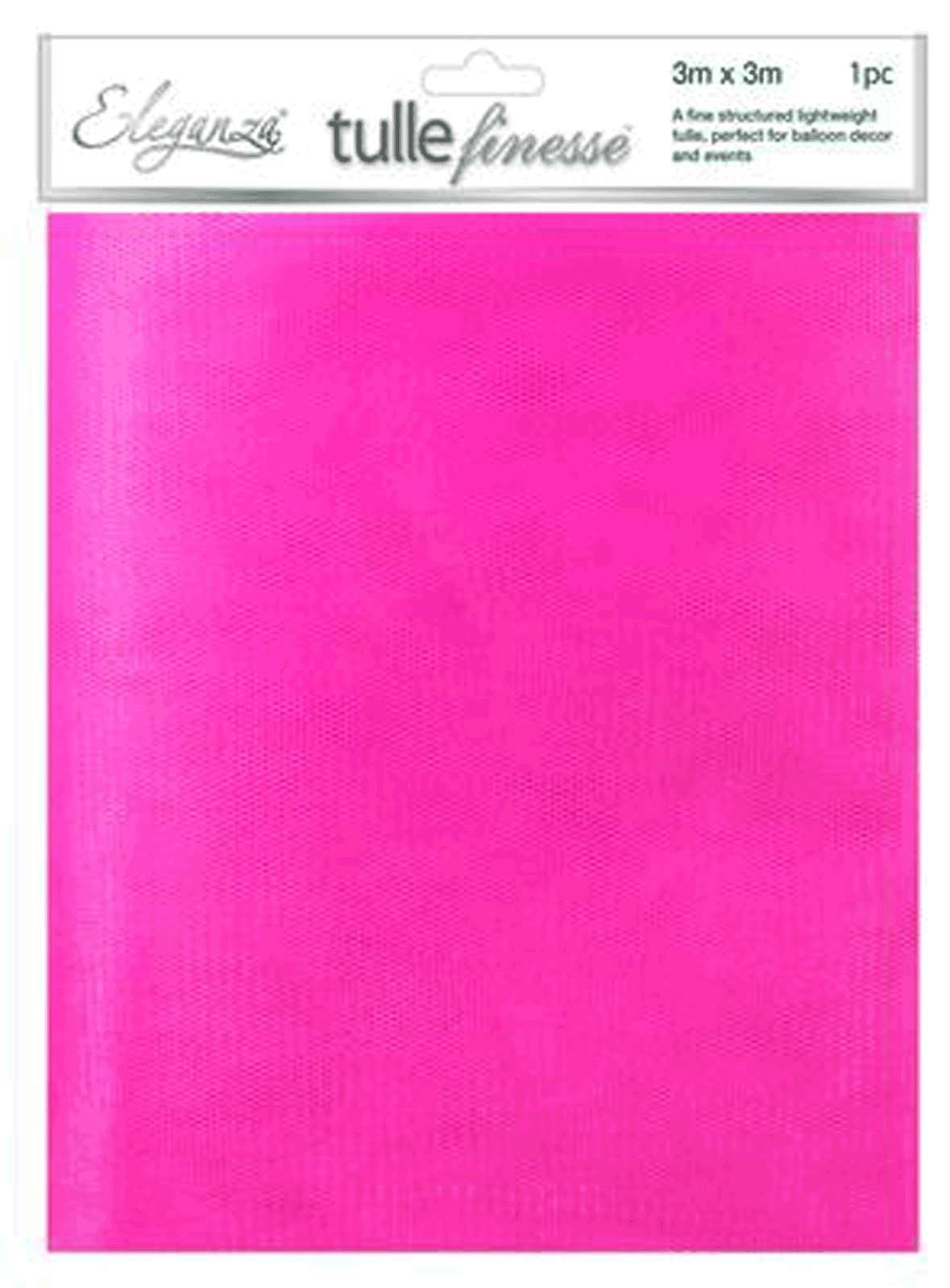 Eleganza Tulle Square Pink 3x3m