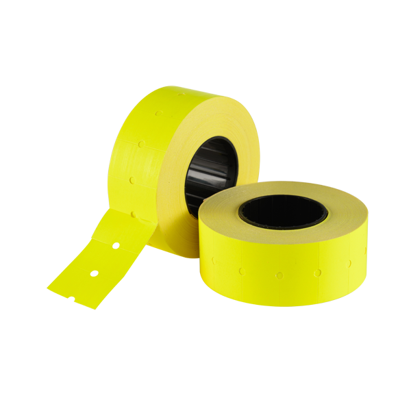 Lynx Removable Label Fluoro Yellow 21x12mm